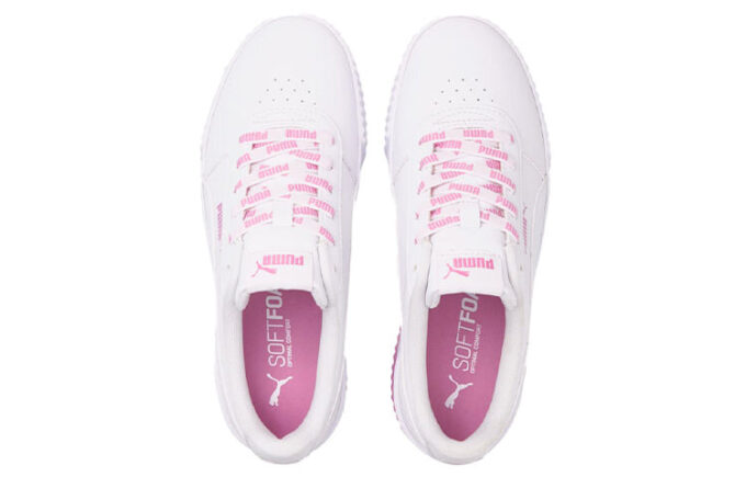 (WMNS) Carina Logomania Kadin Sneakers Vita/Röda/Rosa