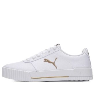 (WMNS) Carina Summer Cat Fritidsbrädeskor Vita/Gyllene