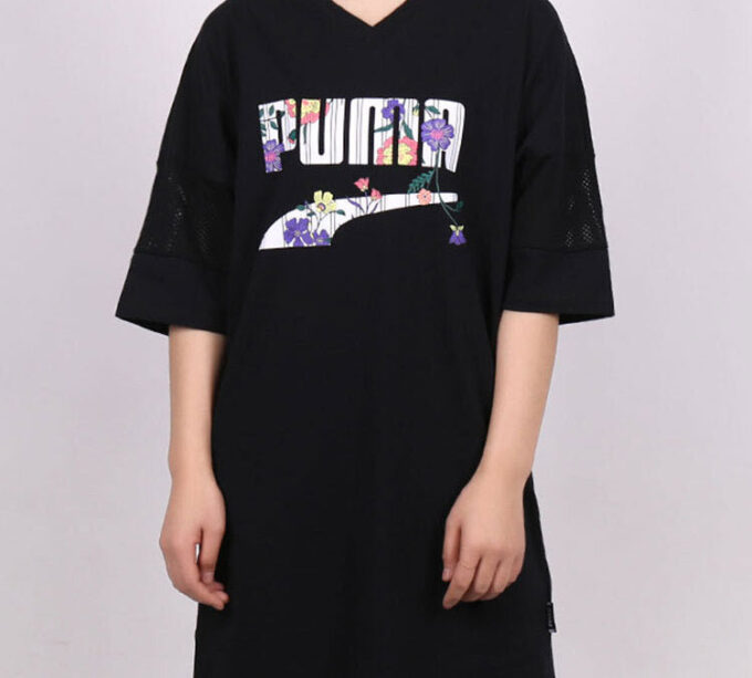 (WMNS) Casual Sport Alfabetstryck Kortärmad Svart