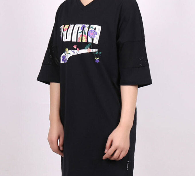 (WMNS) Casual Sport Alfabetstryck Kortärmad Svart