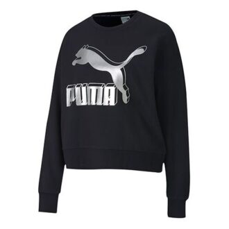 (WMNS) Casual Tryck Rund Hals Svart