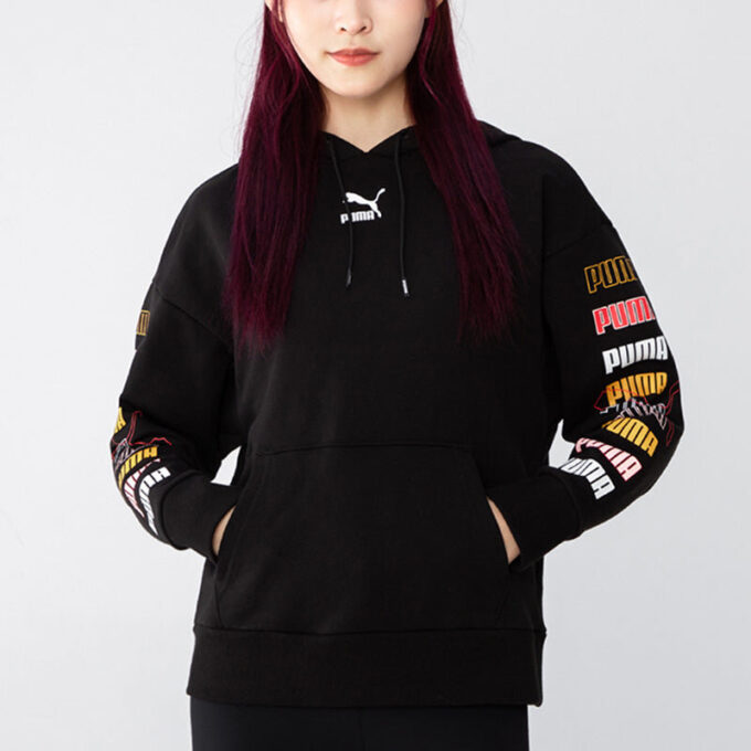 (WMNS) Classics Graphics Hoodie ”Svart”