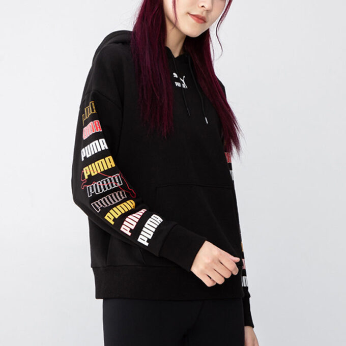 (WMNS) Classics Graphics Hoodie ”Svart”
