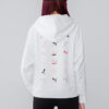 (WMNS) Classics Logo Graphics Hoodie ”Vit”