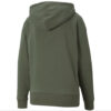 (WMNS) Classics Logo Hoodie ”Olivgrön Vit”