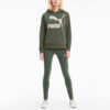 (WMNS) Classics Logo Hoodie ”Olivgrön Vit”