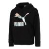 (WMNS) Classics Logo Hoodie ”Svart Vit”