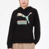 (WMNS) Classics Logo Hoodie ”Svart Vit”