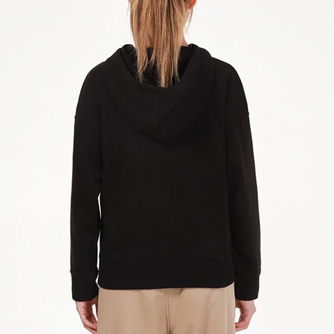 (WMNS) Classics Logo Hoodie ”Svart Vit”