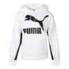 (WMNS) Classics Logo Hoodie ”Vit Svart”