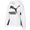 (WMNS) Classics Logo Hoodie ”Vit Svart”