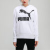 (WMNS) Classics Logo Hoodie ”Vit Svart”