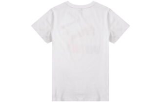 (WMNS) Classics Logo Interest T-shirt med logotyp Casual Rund Hals Kortärmad Vit