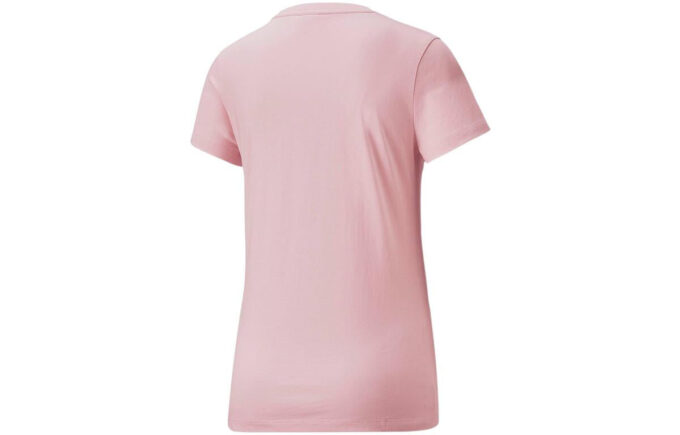 (WMNS) Classics Logo T-shirt med Stor Logotyptryck Sport Kortärmad Rosa