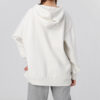 (WMNS) Classics Oversized Logo Print Plus Fleece Keep Warm Hoodie Grå