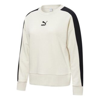 (WMNS) Classics T7 Crewneck Sweatshirt ”Vit Svart”