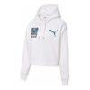 (WMNS) Claw Pack Logo Hoodie ”Vit Blå”