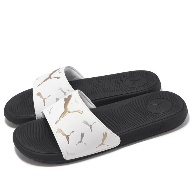 (WMNS) Cool Cat 2.0 Slides ”Toss White Team Gold”