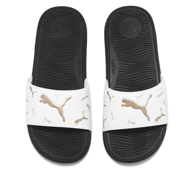 (WMNS) Cool Cat 2.0 Slides ”Toss White Team Gold”