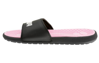 (WMNS) Coola Cat Slides ”Svarta Ljusrosa”