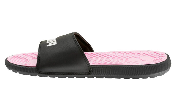 (WMNS) Coola Cat Slides ”Svarta Ljusrosa”