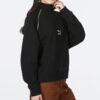 (WMNS) Das Cc Graphic Half-Binded Zip Crew ”Svart”