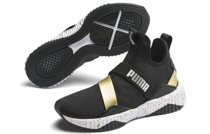 (WMNS) Defy Mid Metal ”Black Gold”