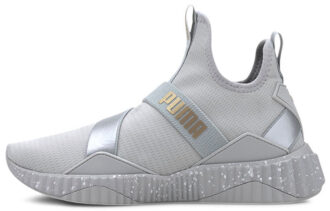 (WMNS) Defy Mid Metal ”High Rise Silver”