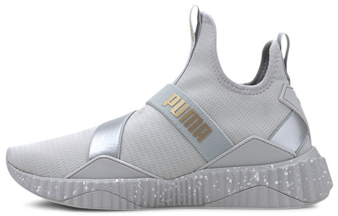 (WMNS) Defy Mid Metal ”High Rise Silver”