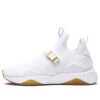 (WMNS) Defy Varsity Mid ”Vit Metallic Guld”