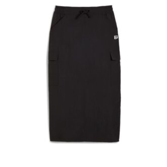 (WMNS) DOWNTOWN Cargo Midikjol ”Svart”