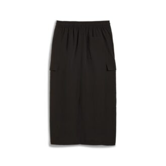 (WMNS) DOWNTOWN Cargo Midikjol ”Svart”