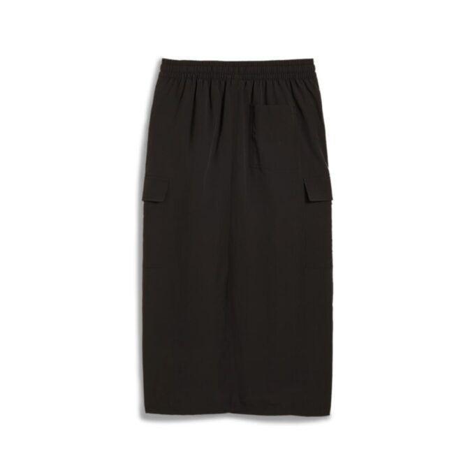 (WMNS) DOWNTOWN Cargo Midikjol ”Svart”