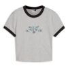 (WMNS) DOWNTOWN Graphic Baby T-shirt ”Grå”