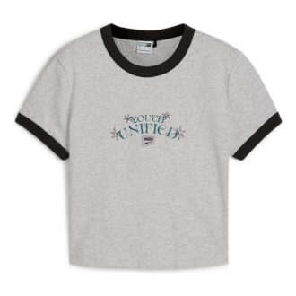 (WMNS) DOWNTOWN Graphic Baby T-shirt ”Grå”