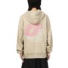 (WMNS) Downtown Graphic Hoodie Andningsbar Bokstäver Tryck Långärmad Khaki
