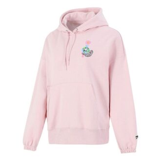 (WMNS) Downtown Graphic Hoodie Rosa