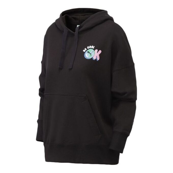 (WMNS) Downtown Graphic Hoodie ”Svart Blå Rosa”