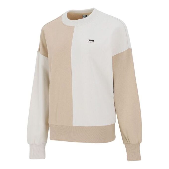 (WMNS) Downtown Oversized Crew Rundhalsad Tröja Elfenbensvit
