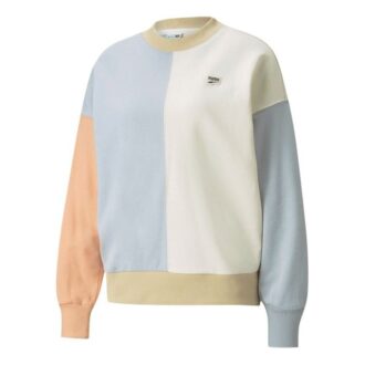 (WMNS) Downtown Oversized Crew Rundringad Tröja Vit
