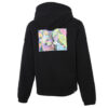 (WMNS) Downtown Printing Logo Hoodie Svart