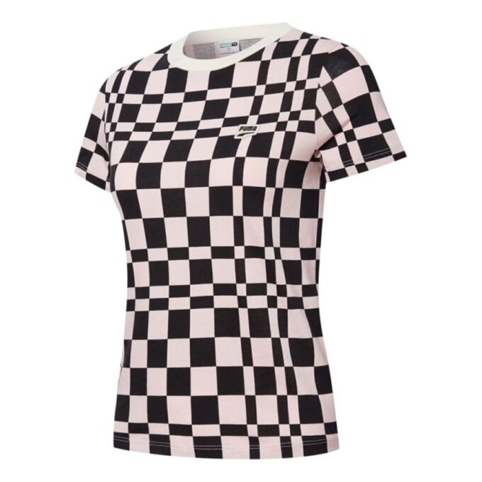 (WMNS) Downtown Rundhalsad Rosa/Röd