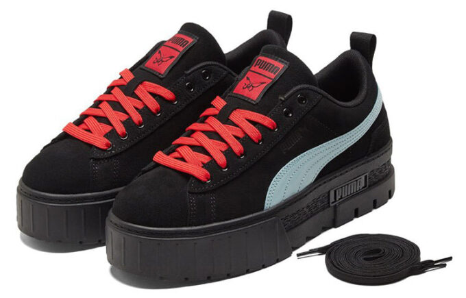 (WMNS) Dua Lipa x Mayze Suede ”Black Blue Glow”