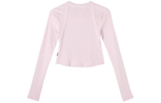 (WMNS) Enfärgad långärmad t-shirt ”Rosa”