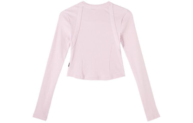 (WMNS) Enfärgad långärmad t-shirt ”Rosa”
