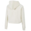 (WMNS) Essential Metallic Cropped Hoodie ”Beige”
