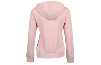 (WMNS) Essentials Logo Hoodie ”Rosa Vit”