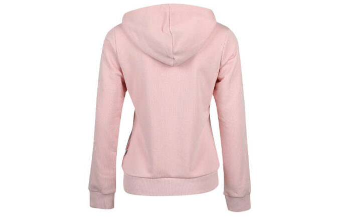 (WMNS) Essentials Logo Hoodie ”Rosa Vit”
