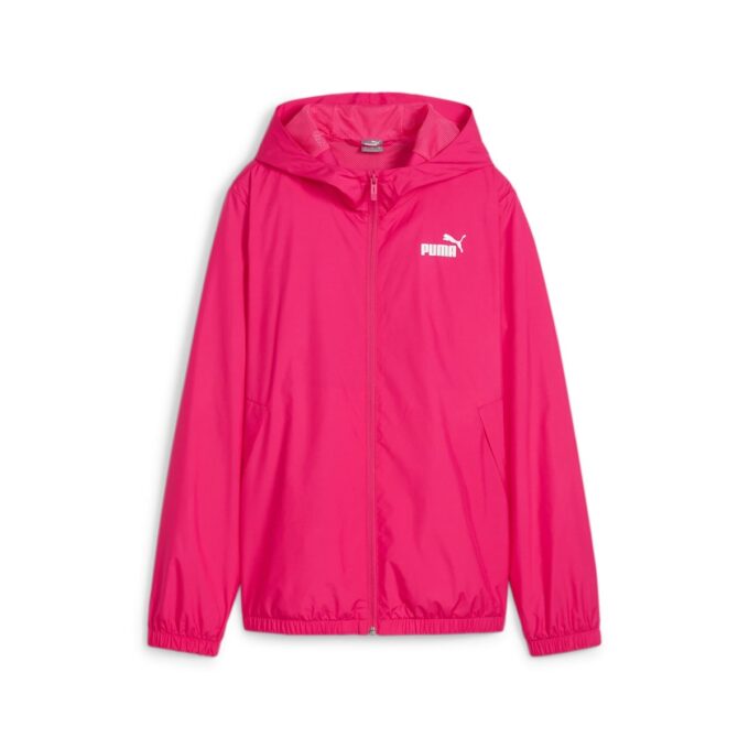 (WMNS) Essentials Solid Windbreaker Jacket ”Hot Pink”