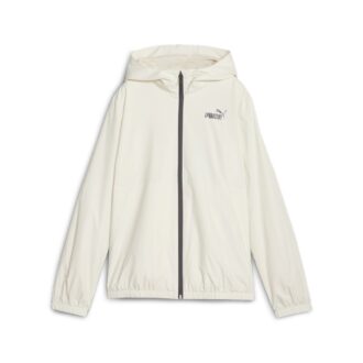 (WMNS) Essentials Solid Windbreaker Jacket ”Vit”